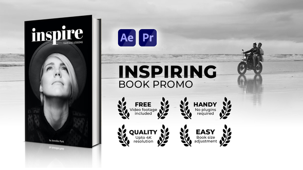 Photo of Inspiring Book Promo | 3D Book Mockup Presentation for After Effects – Videohive 32710906
