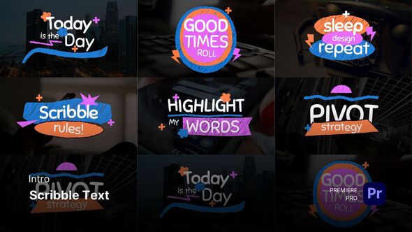 Photo of Intro – Scribble Text – Videohive 61851357