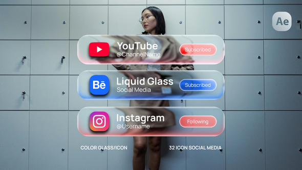 Photo of Liquid Glass Social Media – Videohive 62058341