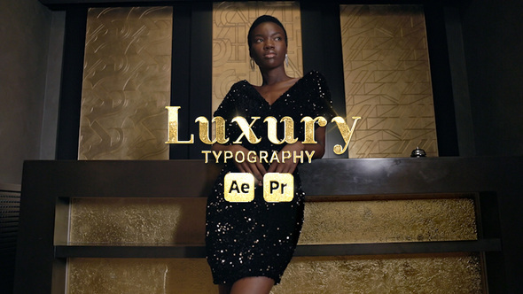 Photo of Luxury Typography Titles — Golden Glow Cinematic Template for After Effects & Premiere Pro – Videohive 51018634
