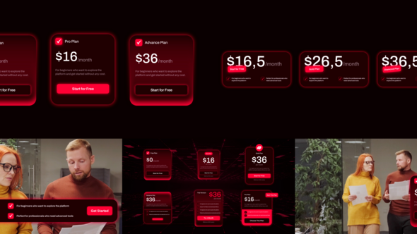 Photo of Modern Pricing Table Widget After Effect – Videohive 61958599