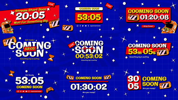 Photo of Neo Brutalism Stream Countdown – Videohive 61939834