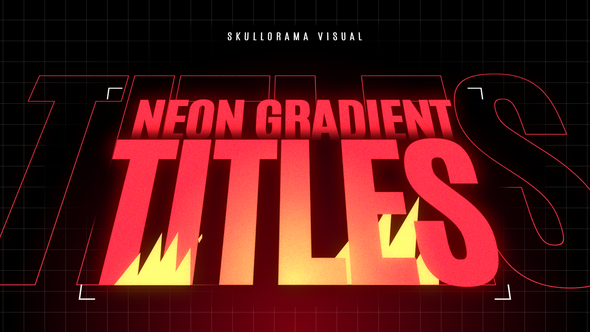 Photo of Neon Gradient Titles – Videohive 61763780