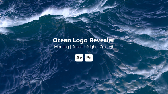 Photo of Ocean Logo Revealer – Realistic Wave Logo Reveal (4K/HD, Portrait/Square) – Videohive 14535966