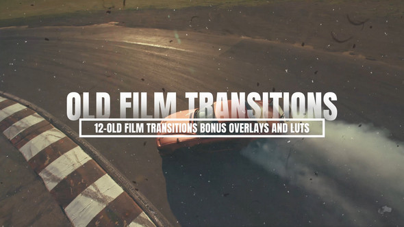 Photo of Old Film Transitions and Bonus Overlays and LUTs | MOGRT – Videohive 61575295