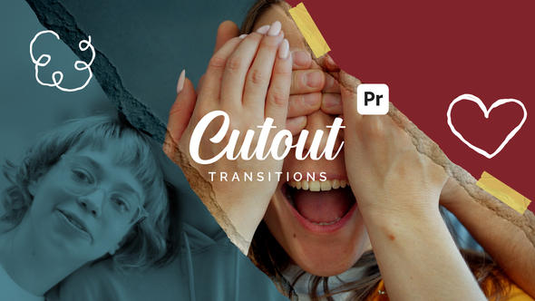 Photo of Paper Cut-Out Transitions for Premiere Pro — Handmade Stop-Motion Doodle Cutout Pack (10) – Videohive 57115316