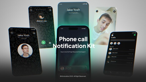 Photo of Phone Call UI Notification – Videohive 61700194