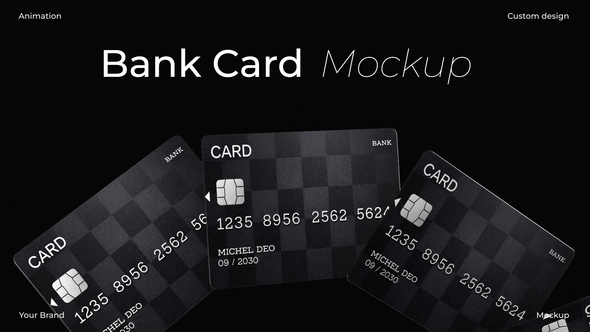 Photo of Plastc Bank Card Mockup – Videohive 61940272