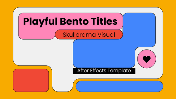 Photo of Playful Bento Titles – Videohive 61684590