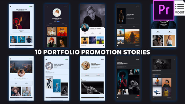 Photo of Portfolio Promotion Stories – Premiere Pro MOGRT – Videohive 62033987
