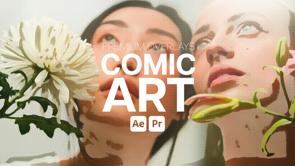 Photo of Premium Overlays Comic Art – Pop Art Halftone Motion Effects Pack – Videohive 55160800