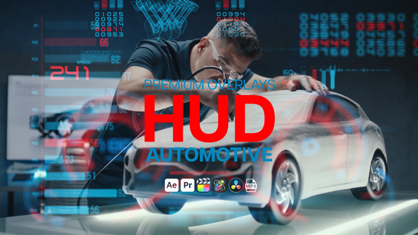 Photo of Premium Overlays HUD Automotive – Futuristic Interface Graphics for High-Tech Video Projects – Videohive 58483469