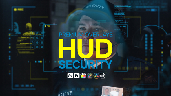 Photo of Premium Overlays HUD Security – Futuristic Interface Graphics for High-Tech Video Projects – Videohive 58483075