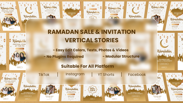 Photo of Ramadan Sale And Invitation Stories Pack – Videohive 61801796