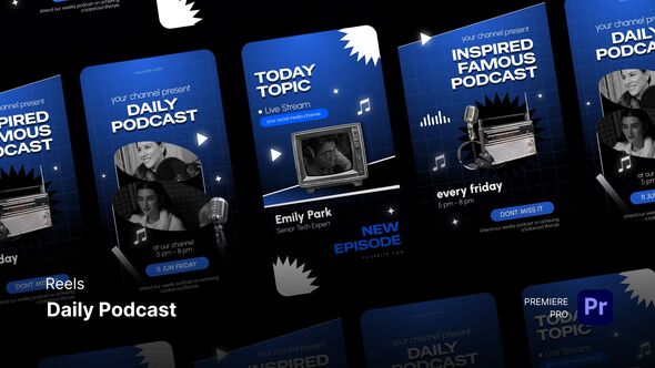 Photo of Reels – Daily Podcast – Videohive 61825286