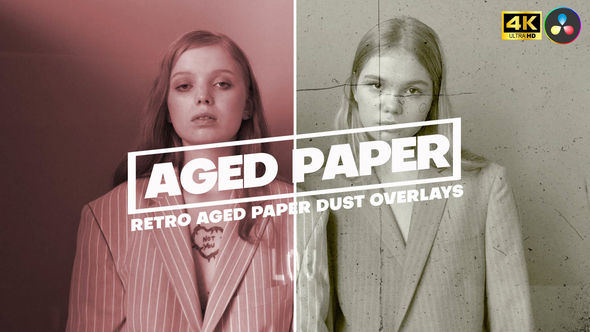 Photo of Retro Aged Paper Dust Overlays Pack DaVinci Resolve – Videohive 61705483