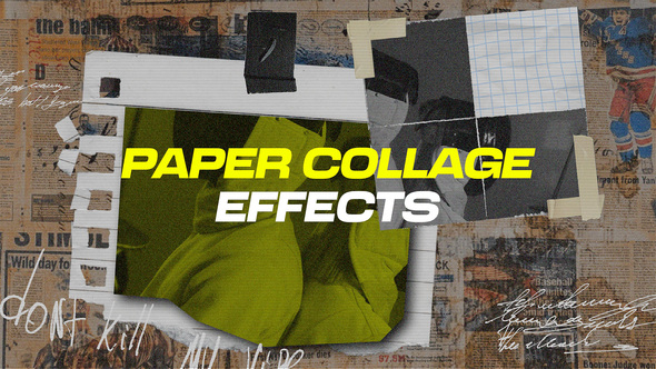 Photo of Retro Paper Collage Motion Effects || Premiere Pro – Videohive 61922060