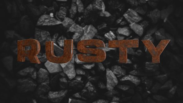 Photo of Rusty Metal  Font – Videohive 61753372