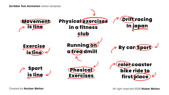 Photo of Scribble Text Animation – Videohive 61968634