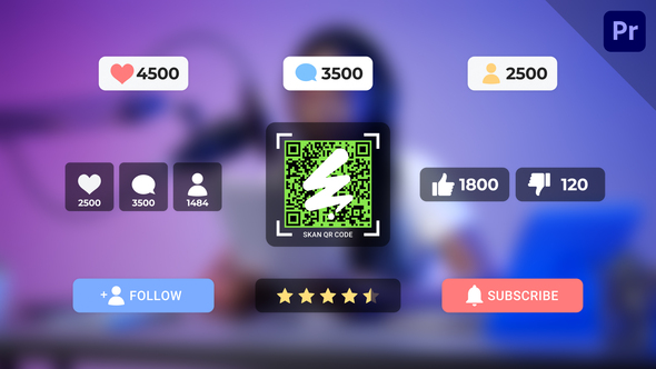 Photo of Followers Subscribe Counter | Premiere Pro – Videohive 59654125