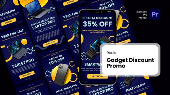 Photo of Social Media Reels – Gadget Discount Promo Premiere Pro Templates – Videohive 61074980
