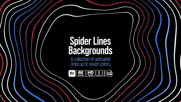 Photo of Spider Lines Backgrounds for Premiere Pro – Abstract Web Line Patterns for Modern Design – Videohive 59141310