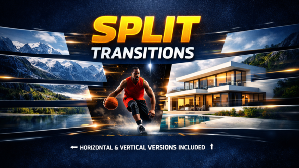 Photo of Split Transitions | Vertical and Horizontal – Videohive 61670864