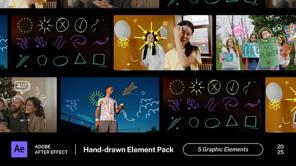 Photo of Sticker Pack – Hand draw Element Pack – Videohive 61104014