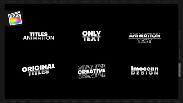 Photo of Text Animation X | Final Cut Pro – Videohive 61565571