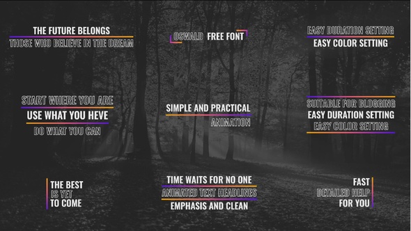 Photo of Text Titles  DR – Videohive 50858657