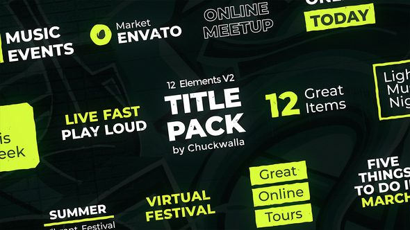 Photo of Title Pack v2 – Videohive 61575545