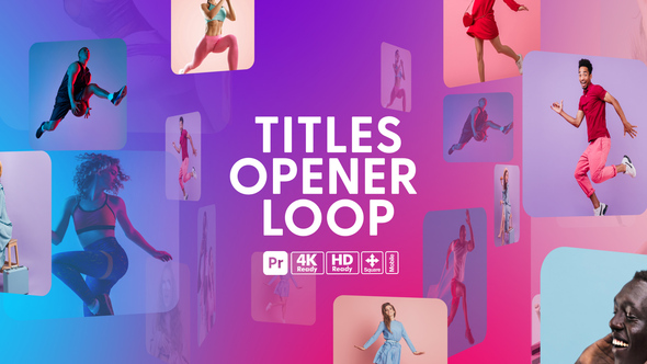 Photo of Titles Opener Loop for Premiere Pro – Seamless Looping Title Animations for Video Openers – Videohive 58818986