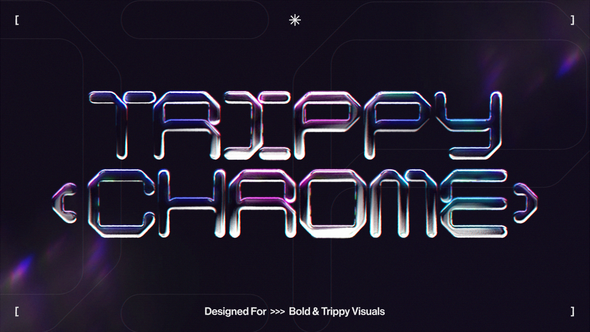 Photo of Trippy Chrome Typography – Videohive 61703354