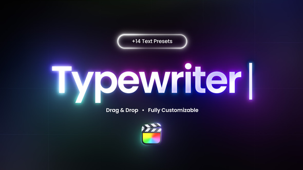 Photo of Typewriter Presets – for Final Cut Pro – Videohive 61587390