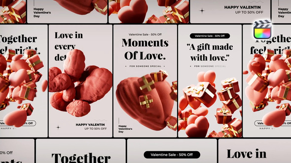 Photo of Valentine 3D Posters – for Final Cut Pro – Videohive 61802100
