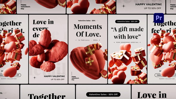 Photo of Valentine 3D Posters – for Premiere Pro – Videohive 61792999