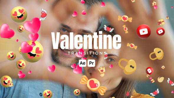 Photo of Valentine Transitions for After Effects & Premiere Pro — Love & Romance Particle Pack – Videohive 50729418