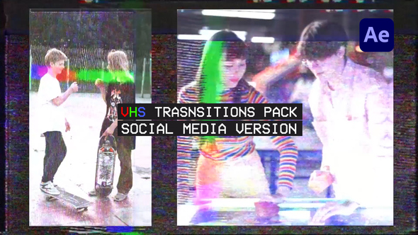 Photo of Vertical And Square VHS Transitions Pack – Social Media Version – Videohive 61940007