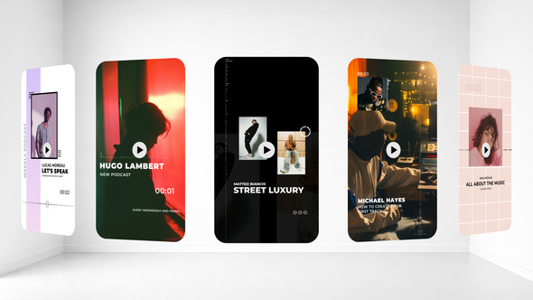 Photo of Vertical Modern Podcast Audio Visualization – Videohive 62049035