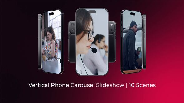 Photo of Vertical Phone Carousel Slideshow | 10 Scenes – Videohive 62020373