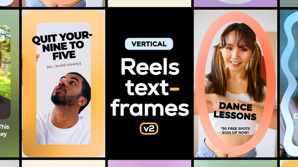 Photo of Vertical Reels Text Frames 2 – Videohive 61871581
