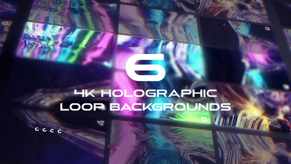 Photo of 6 Holographic Background Pack | FCPX – Videohive 62288931