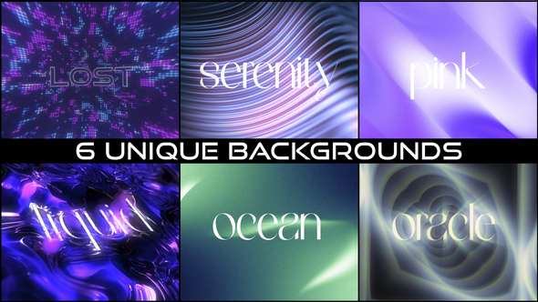 Photo of 6 Unique Backgrounds | PP – Videohive 62173575