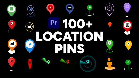 Photo of Animated Location Map Pins – Videohive 62473443