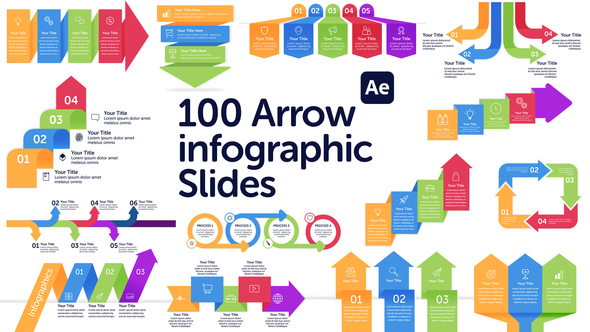 Photo of 102 Arrow Infographic Slides for After Effects | Animated Business Chart Pack – Videohive 35904661