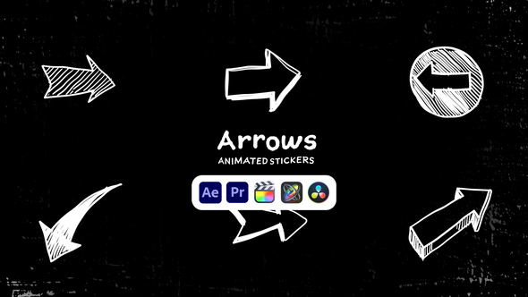 Photo of Arrows Animated Stickers – Direction Pointer Motion Sticker Pack – Videohive 50571401