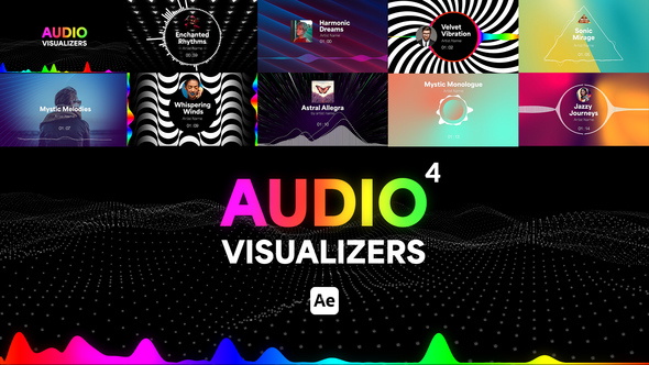 Photo of Audio Visualizers Pack 4 – Music Spectrum Audio React Motion Graphics Pack – Videohive 49660932