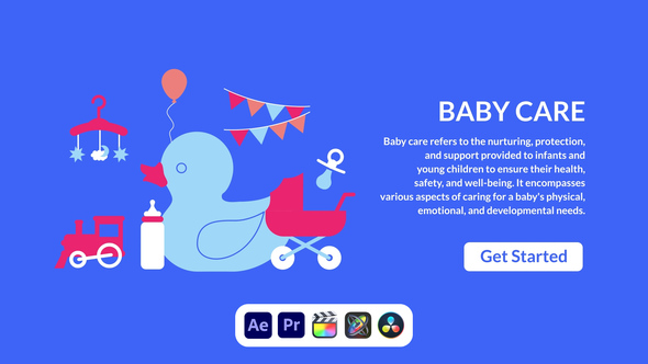 Photo of Baby Care Design Concept – Child Health Presentation Animation Template – Videohive 50690311