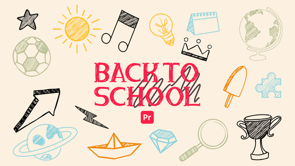 Photo of Animated Back to School Scribble Icons for Premiere Pro – Videohive 54260695
