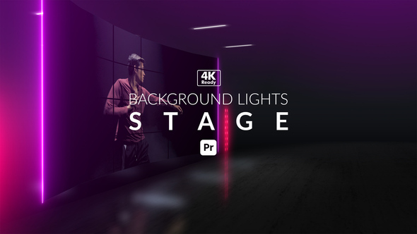 Photo of Background Lights Stage for Premiere Pro – Concert LED Glow Motion Animation Pack – Videohive 53921925